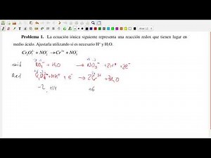 Cómo ajustar una reacción química en medio ácido