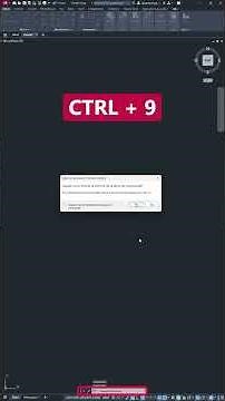AutoCAD | Show Command Line | Keyboard Shortcut