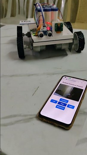 HVS-4704. Human detection and Surveillance robot using Raspberry pi zero 2w #picam #ultrasonicsensor