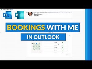 How to use the new "Outlook Bookings with Me" feature 📅