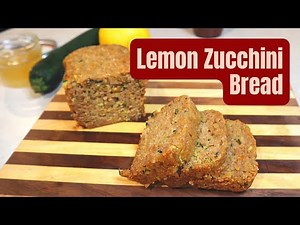 SUPER LEMONY LEMON ZUCCHINI BREAD | Recipe with Lemon Glaze