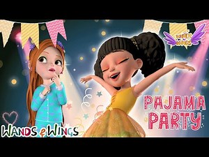 Princesses Pajama Party | Princess Dance Party + Mermaid Rescue Song | Kids Rhymes | Princess Tales
