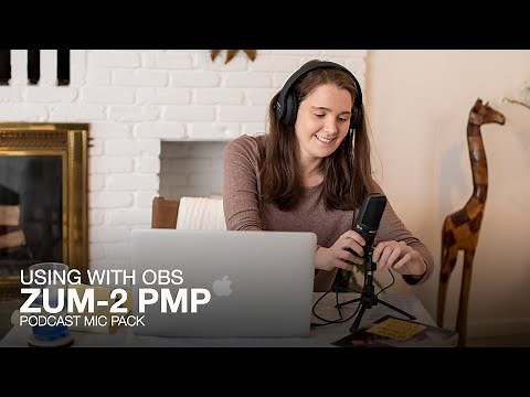 Using the Zoom ZUM-2 USB Mic with OBS