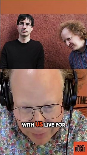 John Oliver Joins Livestream: Bugle's Big Announcement! #shorts