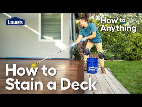 How to Stain a Deck | How To Anything