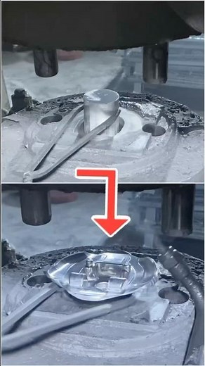 Hot Aluminum Forging ASMR | Extreme Metal Stamping Sounds | So Satisfying