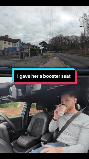 Surprising Driving Lesson with a Booster Seat