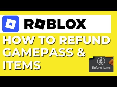 How to Refund a Game Pass or Item on Roblox