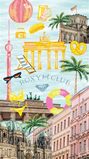 6.6K views · 18 reactions | ROXY Pool Clubs are back! First stop: a city where music, graffiti, and style collide, and summer lives along the water. Can you guess where? | Roxy | Facebook