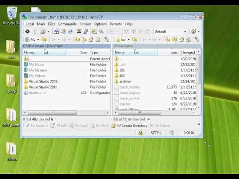 CSUSB CSE201 How to use Winscp on Windows to transfer files between local and remote computers