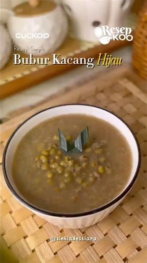 Bubur Kacang Hijau Rice Cooker