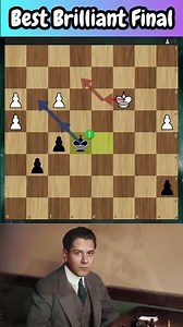 Best Brilliant Endgame! Play Like a World Chess Champion!♟️🔥