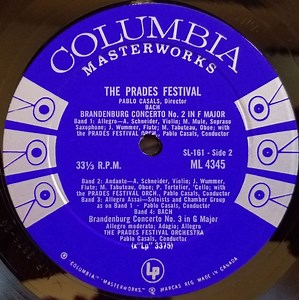 Bach - Pablo Casals, Prades Festival Orchestra - Prades Festival - Vol. 1