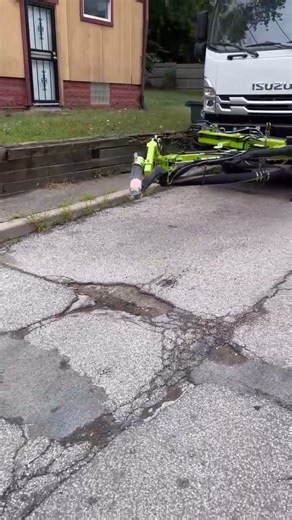 An Ohio city has deployed a new super weapon in the ongoing struggle against potholes. Officials described this technology as a "longer-term solution" than a traditional patch, adding that it can be applied in temperatures as low as 5 degrees and is capable of filling around 150 potholes in a day and a half. As opposed to a traditional road crew, these Isuzu-style work trucks, purchased at $300,000 apiece, are a "one-man operation" that will be put into service each weekday, officials say. | LOC