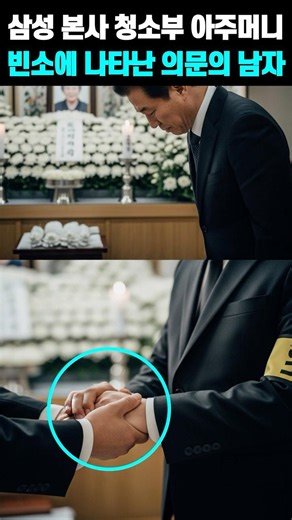 삼성 본사 청소부 아주머니 빈소에 나타난 의문의 남자. #이재용 #삼성 #미담 #리더십 #감동실화