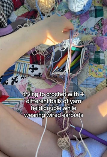 and i had about 80 ends to weave in at the end btw #crochet #yarn | Crochet Yarn