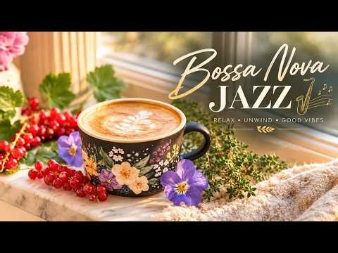 Smooth Bossa Nova Jazz - Relaxing Brazilian Jazz Music For A Cozy Coffee Morning