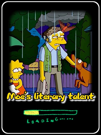 Moe's literary talent#fyp #fypシ #thesimpsons #cartoon #us | the simpson
