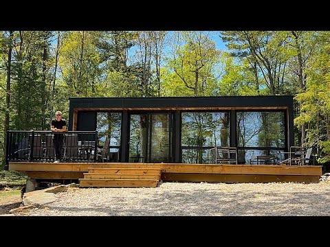 I Went to an Island to Explore a 1,280 sq ft Steel Frame Prefab Home!