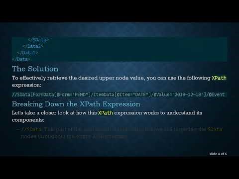 How to Use XPath to Retrieve Upper Node Values Based on Lower Node Data