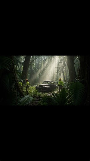 ASMR Abandoned Jungle Car Covered by Nature 😱