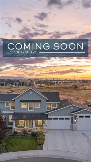 🚨 COMING SOON IN KUNA🚨 This one is worth the pause… then the replay 🔁 Welcome to 1685 N Ryde Ave — a stunning Todd Campbell home in the sought-after Lugarno Terra community, hitting the market January 1st with a FULL weekend of open houses 🎉 ✨ The highlights buyers are already going to love: 🏡 4 Bedrooms | 2.5 Baths 📐 2,541 Sq Ft | Two-Story 🚗 4-Car Garage w/ Boat Bay 🔥 Open-concept living w/ gas fireplace 🍽️ Chef’s kitchen w/ oversized island, double ovens & massive pantry 🛁 Main-leve