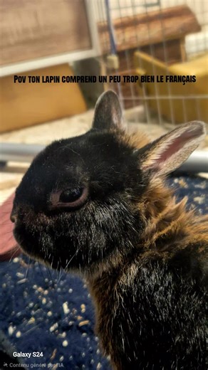 Quand ton lapin parle français 🐇