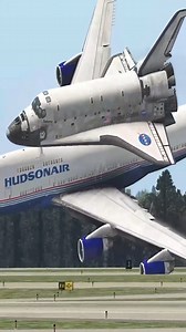 Extremely Heavy NASA B747 Space Shuttle Pilot Perform Dangerously Landing | Product of high quality