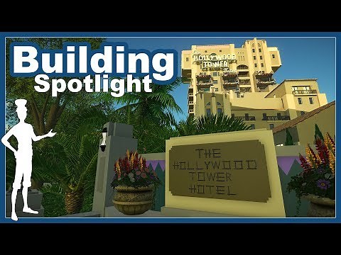 The Twilight Zone Tower of Terror DCA | Building Spotlight | Planet Coaster