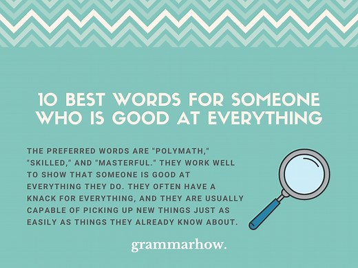 10 Best Words for Someone Who Is Good at Everything