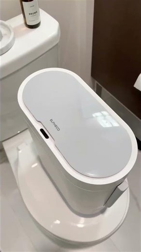 Amazon Must Have 🚨 Smart Bathroom Trash Can with Motion Sensor | ELPHECO 🩵