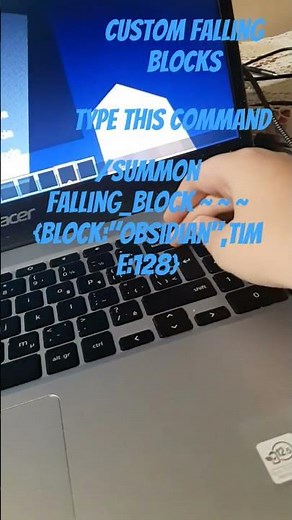 how to get a custom falling block in minecraft