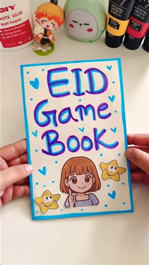 DIY Homemade Eid Game Book 😲🌈best out of waste/easy craft ideas/paper craft #shorts #craft #diy