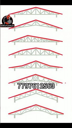 Industrial shed design calculation. Different shapes Roof Trusses. #reels #viral #trending #YouTube