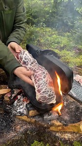 Heat it up 🔥 #asmr #outdoorcooking #nature #firekitchen | Fire Kitchen