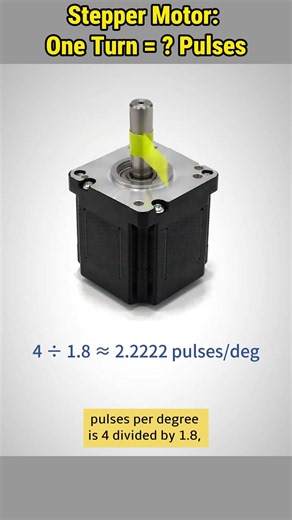 Stepper Motor Pulse Count and Microstepping #howto