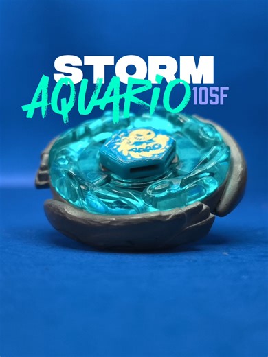 Mei what? Mei-mei! Storm Aquario 105F quick review. #metalfightbeyblade #beybladex #beybladeburst #fyp #beyblade