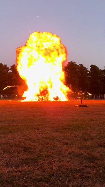 Exploding Coffin Stunt by Professionals