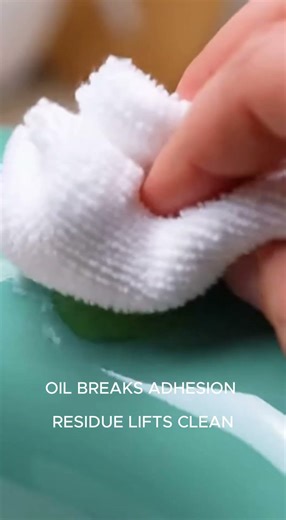 How to remove sticker glue from surface?