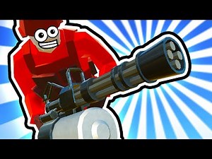 UNSTOPPABLE MODERN MINIGUN MOD! 💣 Ravenfield Custom Mod and Map Gameplay 💥