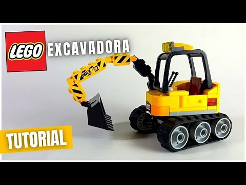 Como hacer una Excavadora lego |Tutorial | Moc | The Charly Brick