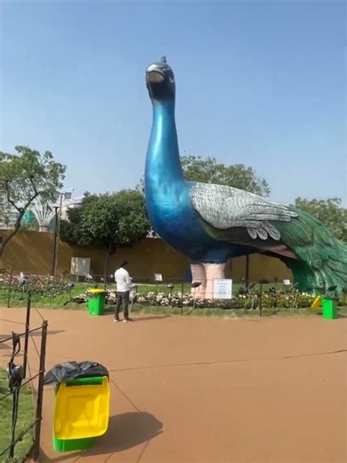 Little Krishna & Mor Theme 🦚🙏 | Flower Show 2026 | Ahmedabad #balkrishna #krishna