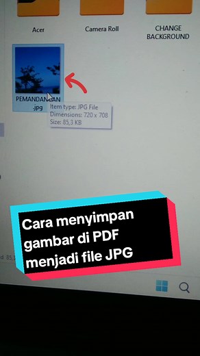 Cara menyimpan gambar di PDF menjadi file JPG #pdf #jpg #gambar #picture #file