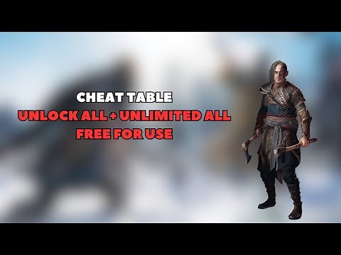 ASSASSIN CREED VALHALLA Cheat Engine *Unlimited HELIX STORE ITEMS & RESOURCES