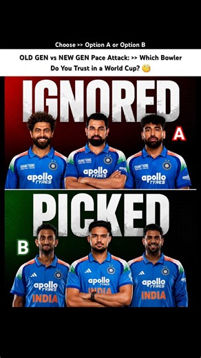 Old Gen vs New Gen: Which 3 Fast Bowlers Would You Pick?❤️‍🔥 #fyp #teamindia #odishorts