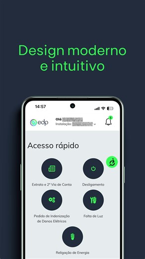 O EDP Online está de cara nova! Atualizamos o layout do nosso app para deixar a navegação mais intuitiva e a sua experiência ainda melhor. Agora, você acessa tudo o que precisa com ainda mais facilidade. ⚡📲 Vem conferir 🚀 | EDP Brasil