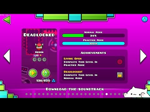 Deadlocked Practice ➡️ The Lightning Road (Geometry Dash Live)
