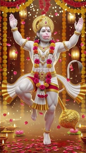 cham cham nache Dekho Veer hanumana 🙏🙏🚩🚩🚩🚩🚩
