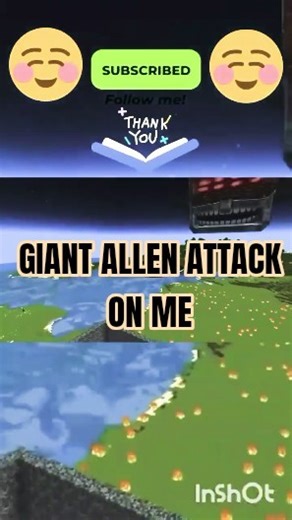 Giant allen in Minecraft | #shorts