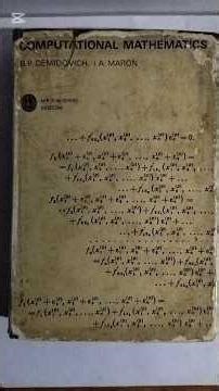 Computational Mathematics (1973) | Classic Mir Publishers Math Book #mathbooks #vintagebooks